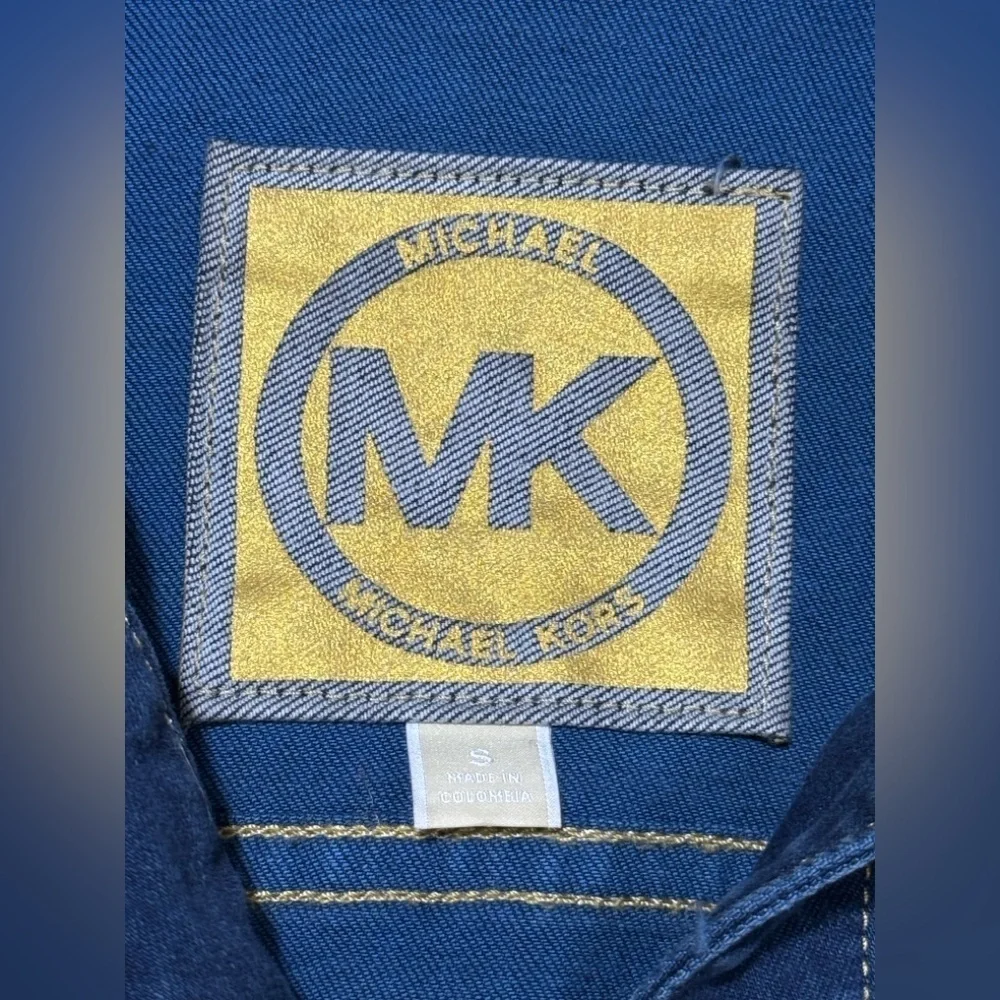 Michael Kors Denim Jacket For Women 🧥 98% COTTON ✅